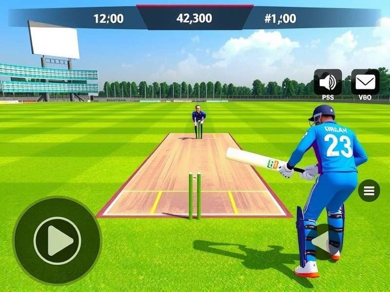 Cricket Fusion Pro Gameplay Screenshot